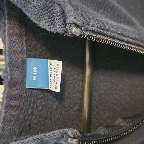 Old Navy Navy Blue Kids Zip Hoodie - Picture 3 of 4